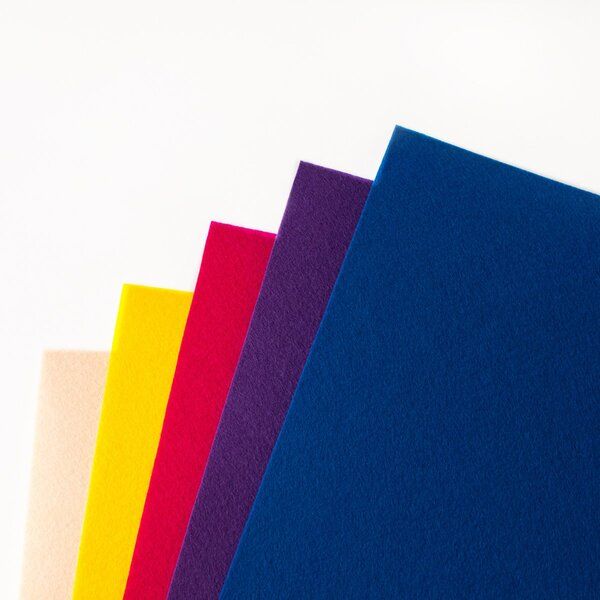 набор фетра 5 листов "сочная осень"