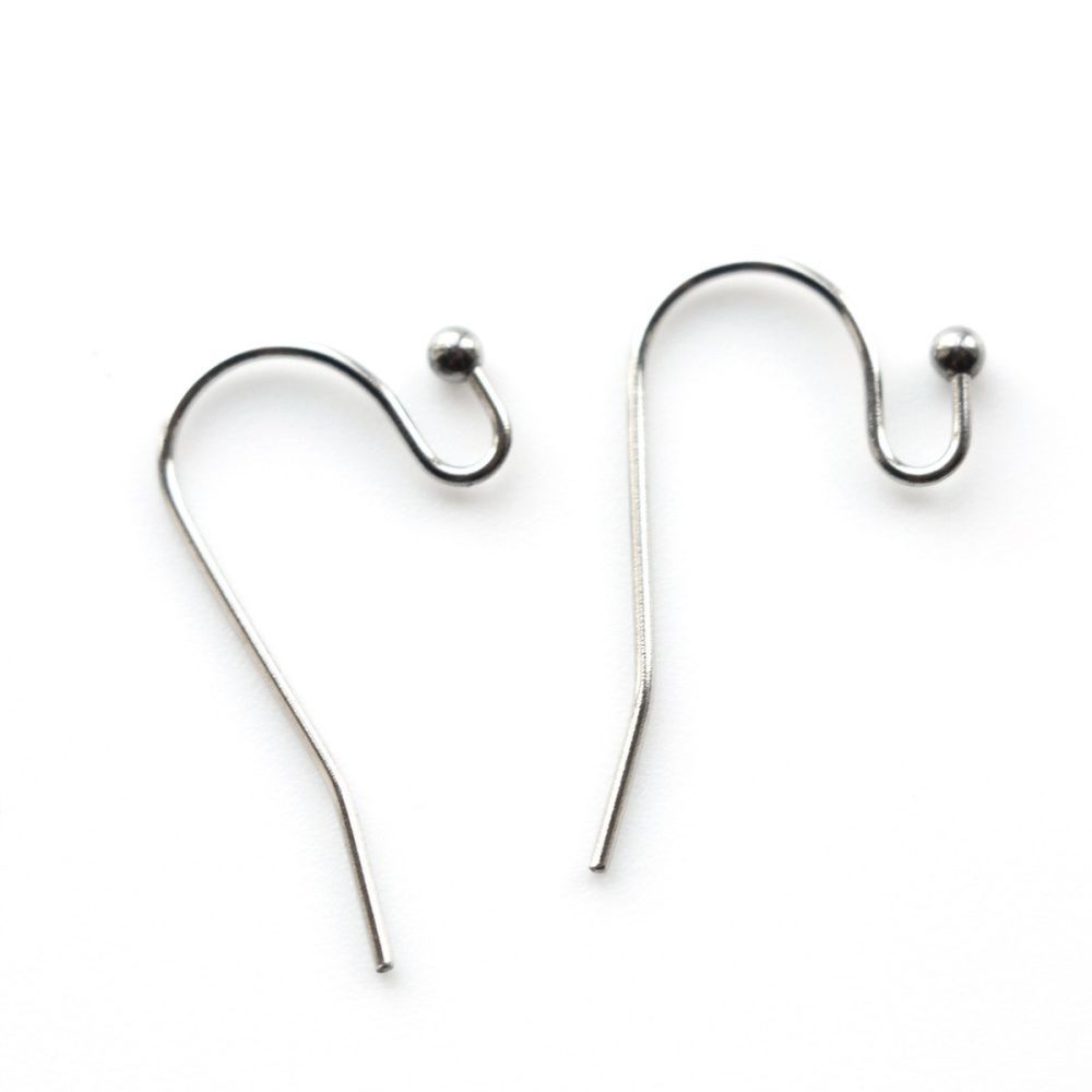 швензы "крючок", сталь гипоаллергенная, 21x12 мм