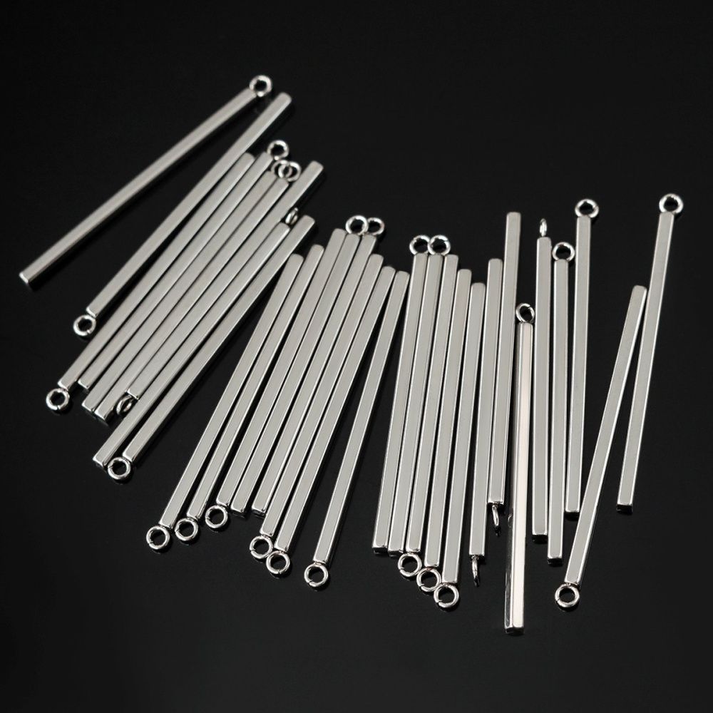 подвеска сталь "стик", цвет стальной, 43x2x2 мм