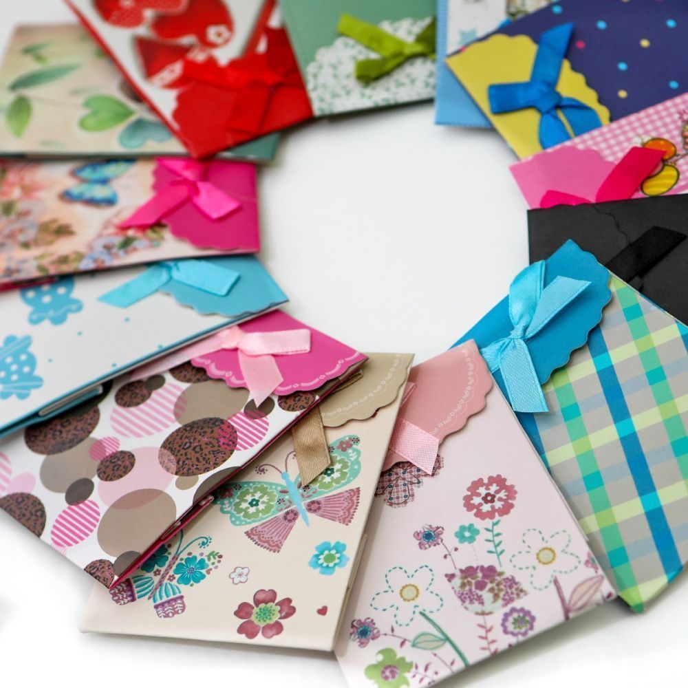 пакет подарочный "мисси", картон, цветовой микс, 105х75 мм