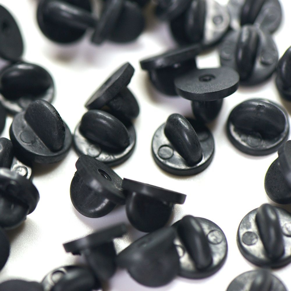 заглушка "раббер", резина, цвет черный, 11x7 мм