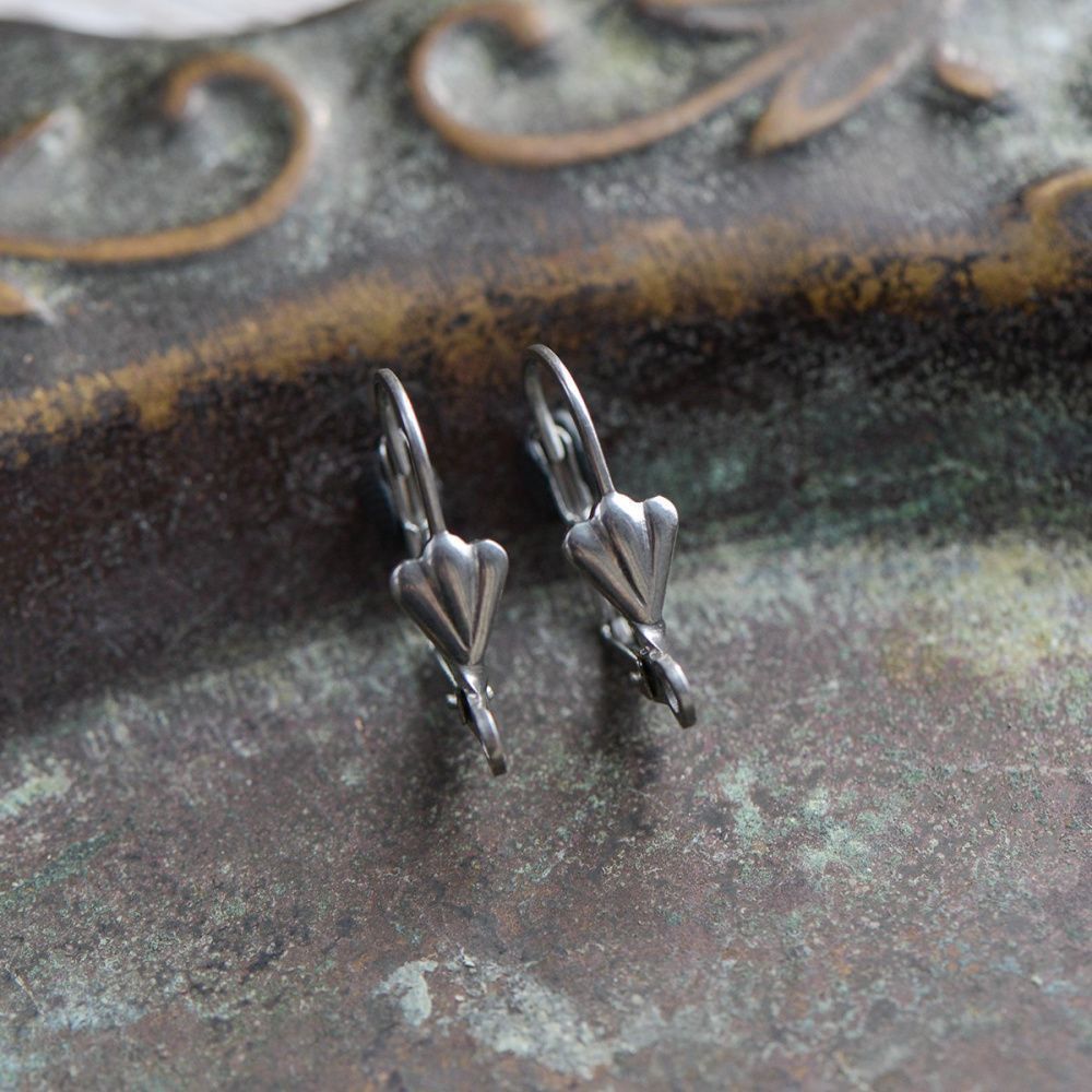 швензы "барбара", сталь гипоаллергенная, 18x11x5.5 мм