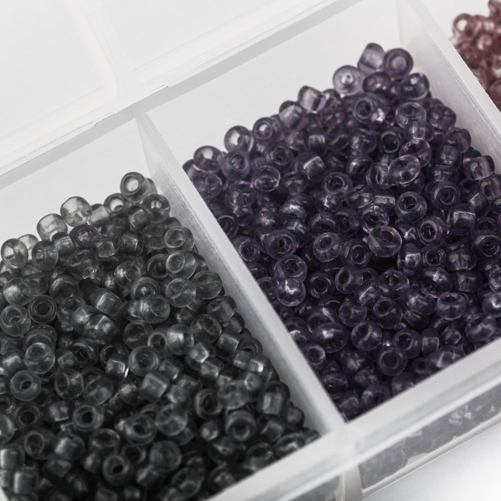 набор бисера круглого "южная ночь", 7 цветов