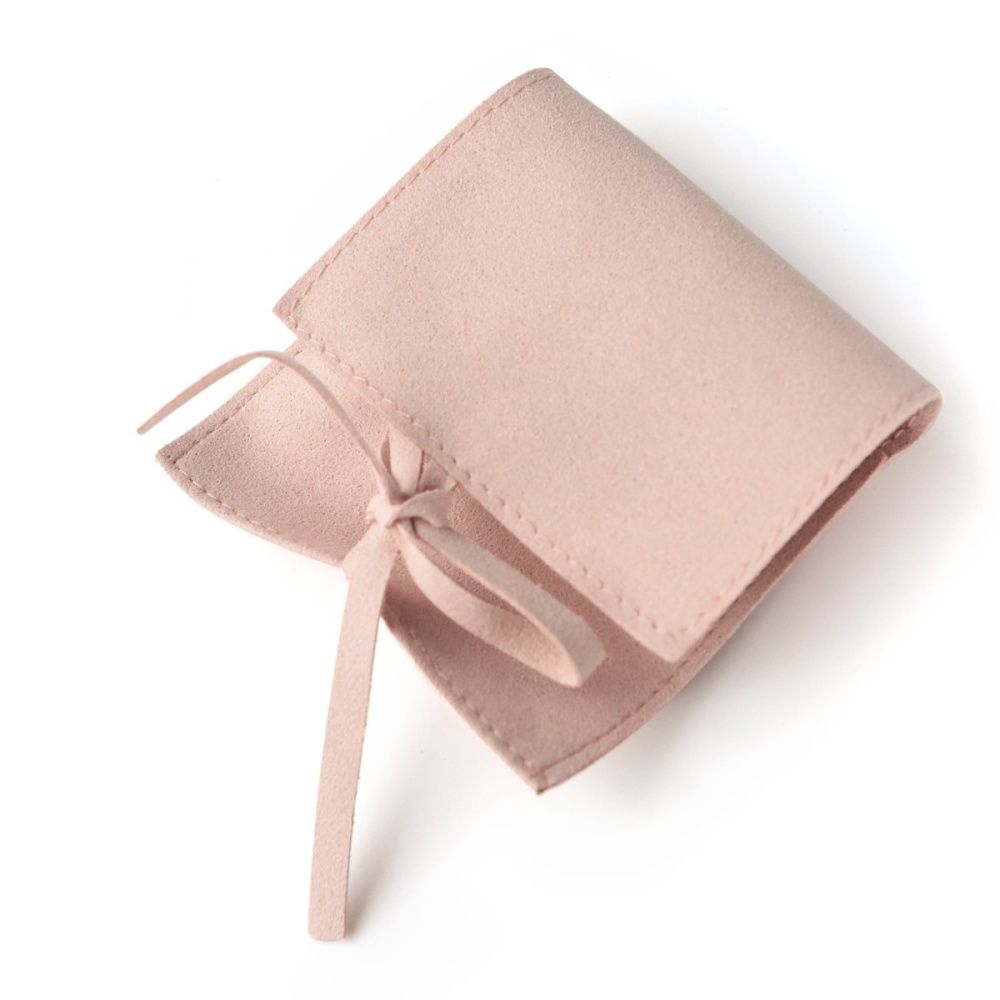 конверт для украшений, микрофибра, цвет карамельный, 80х80 мм