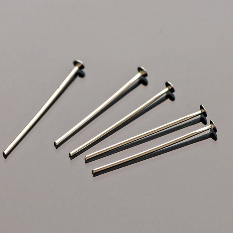 пины-гвоздики, покрытие платиной, 20.5х0,7 мм