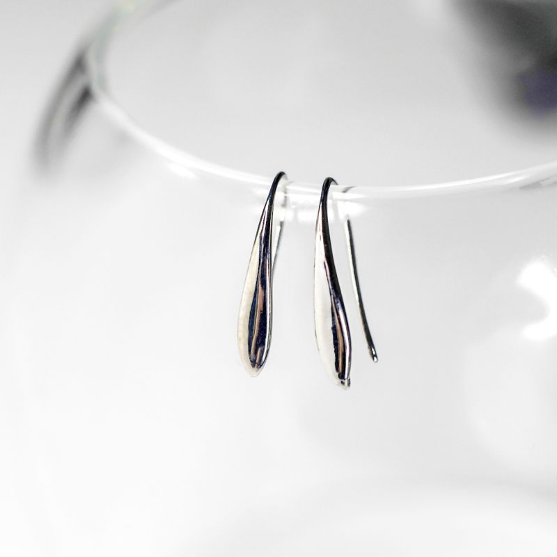 швензы "летиция", покрытие платина, 19х3х1 мм