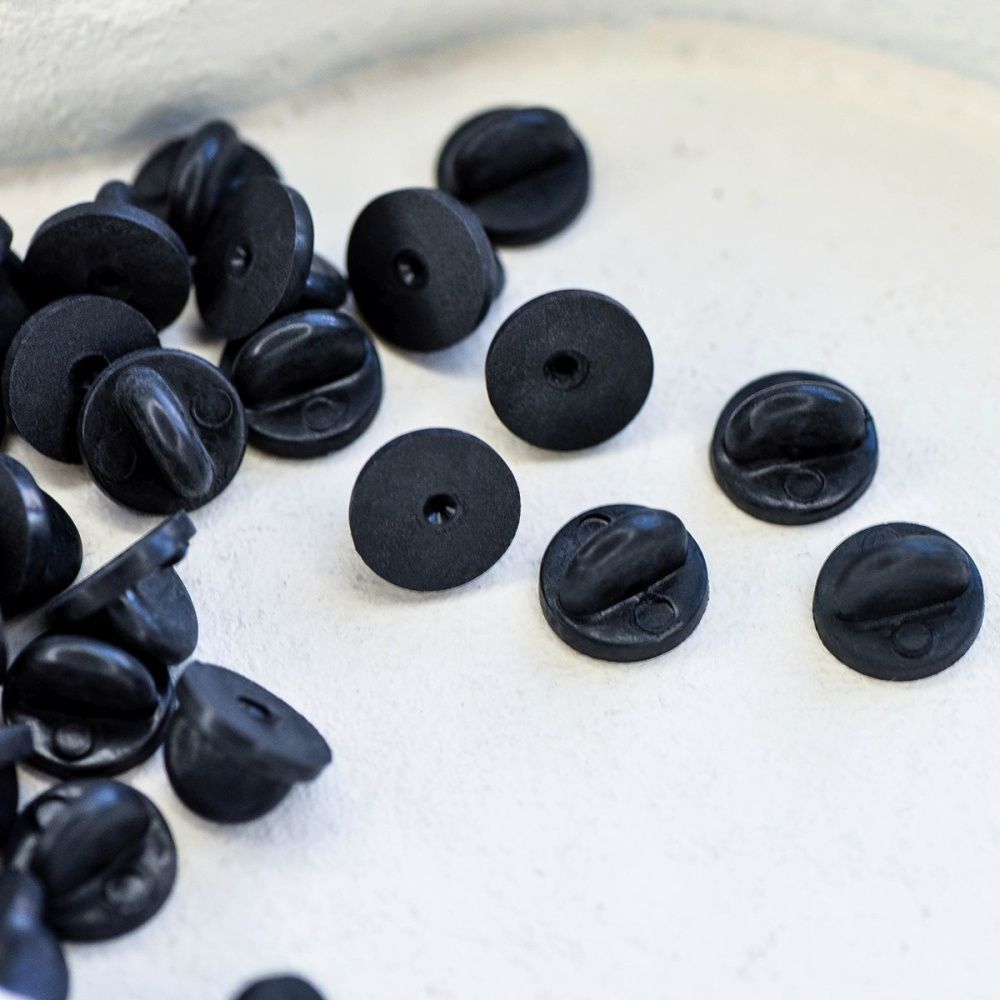 заглушка "раббер", резина, цвет черный, 11x7 мм