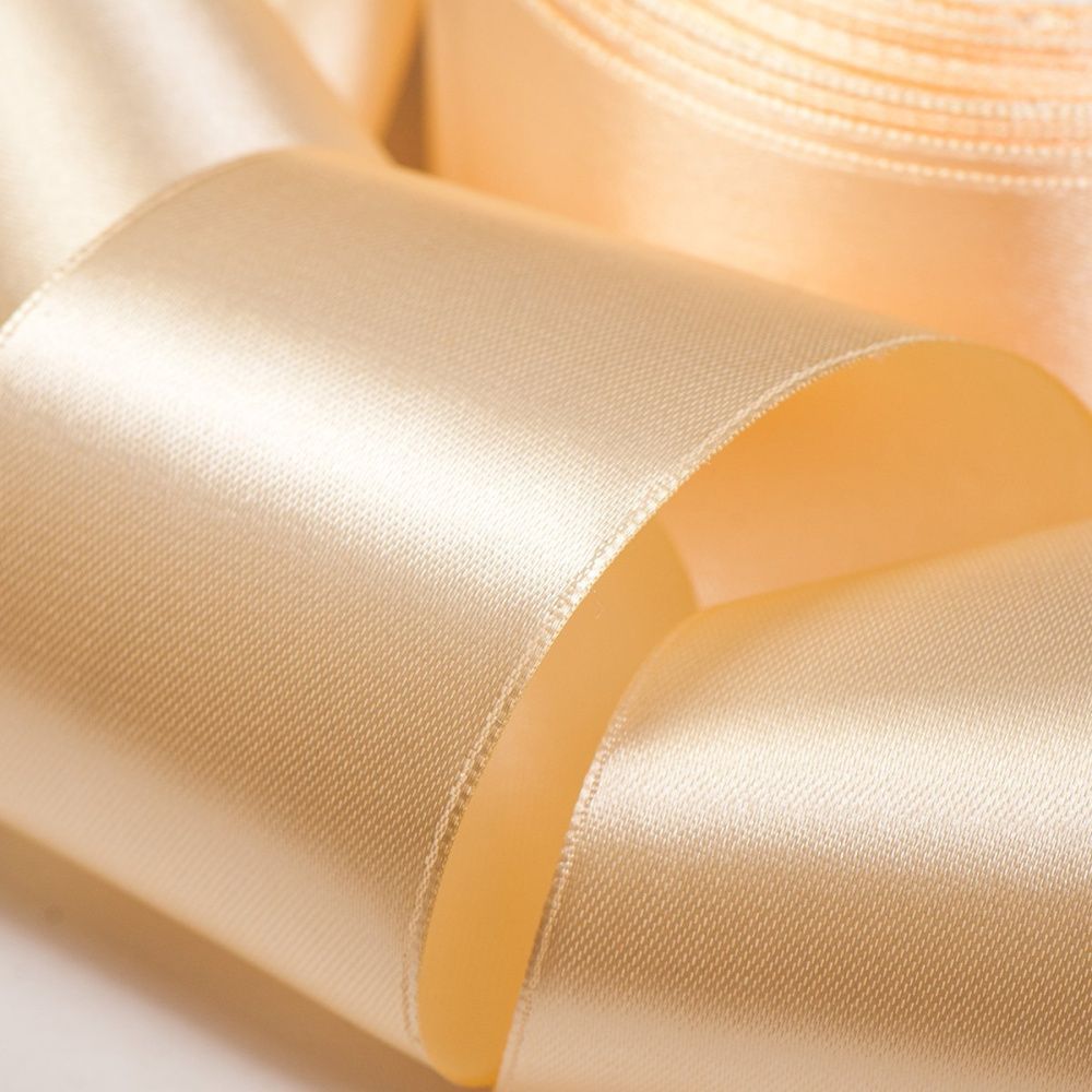 лента, атлас, цвет шампанского, ширина 50 мм ленты