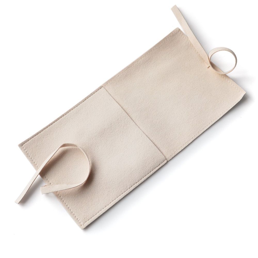 конверт для украшений, микрофибра, цвет бежевый, 90х90 мм