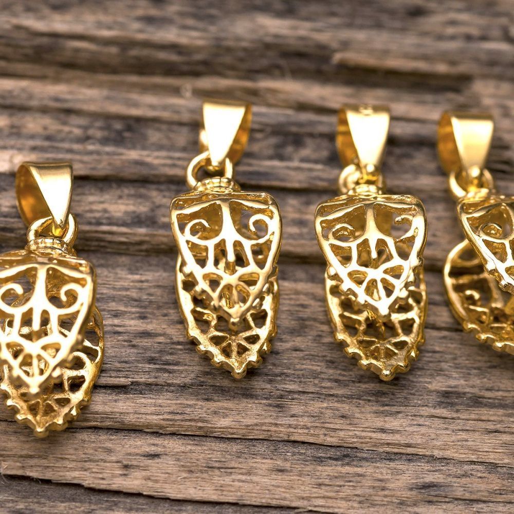 бейл "инди", цвет золото, 19х8х1 мм