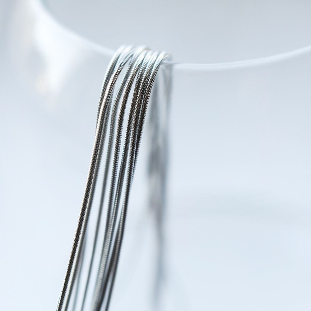 цепочка "снейк 304", цвет стальной, толщина 0.9 мм