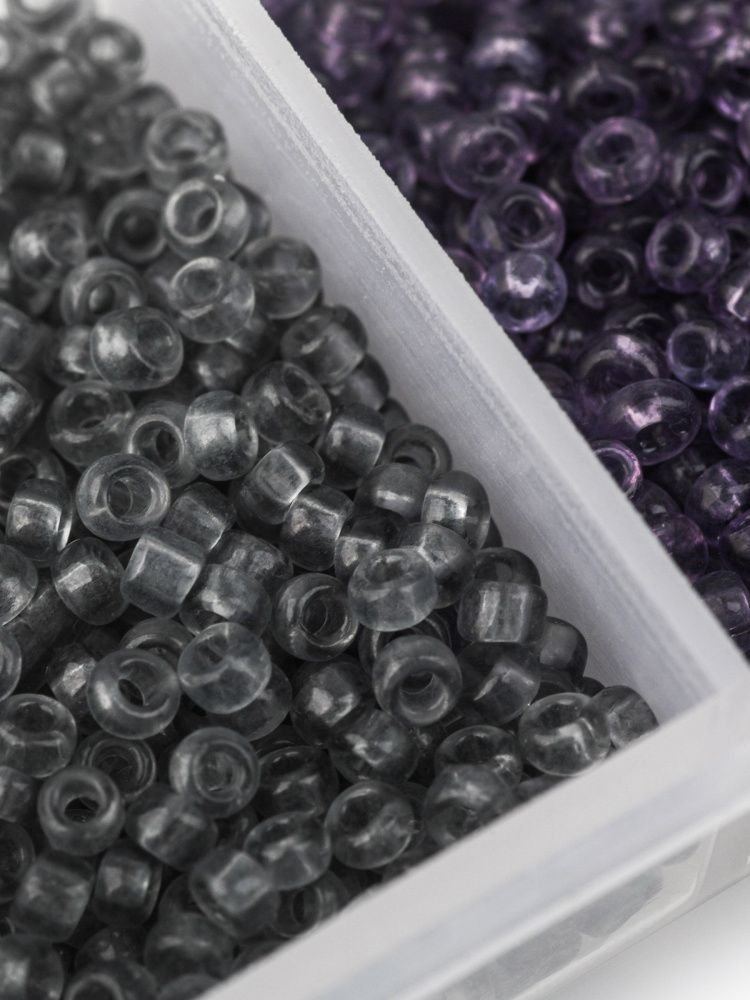 набор бисера круглого "южная ночь", 7 цветов