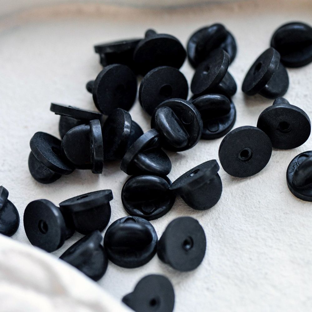 заглушка "раббер", резина, цвет черный, 11x7 мм