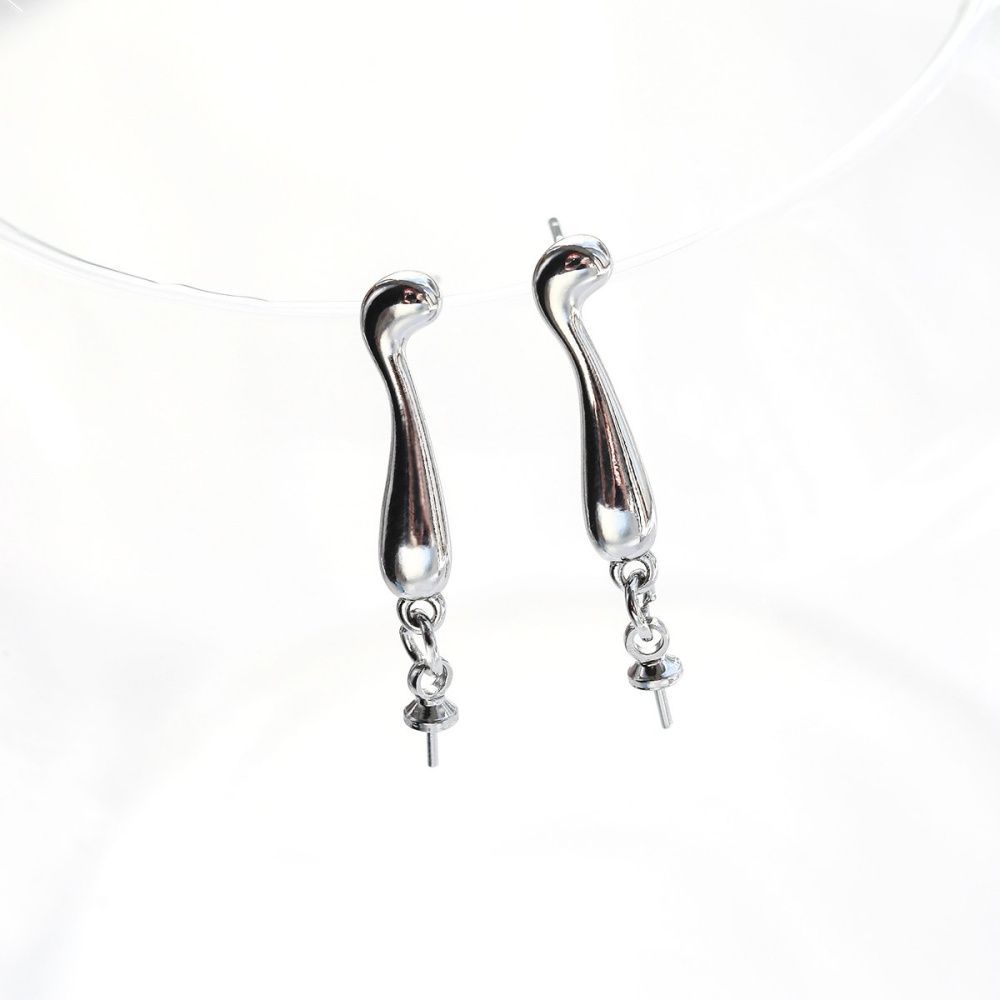 пуссеты "ренни", покрытие платина, 16 мм