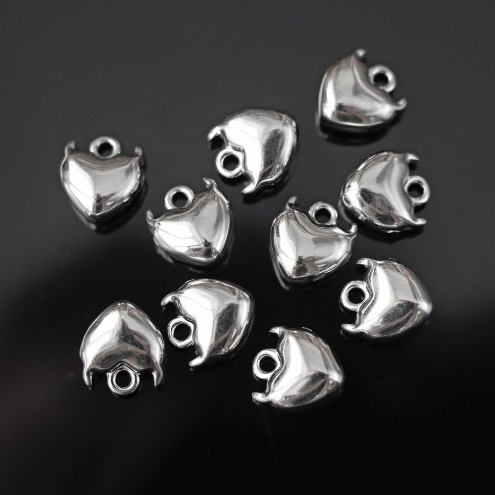 подвеска сталь "№13", цвет стальной, 8x7x4 мм