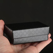 Коробка "Блэк", картон, цвет черный, 8x5x3 см
