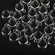 Бейл "Симпл", 201 Stainless Steel, цвет стальной, 12x9x2.5 мм