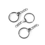 Кольцо для брелоков, сталь, цвет платина, 62 мм