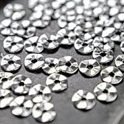 Разделитель для бусин "Диск", цвет античное серебро, 7х1 мм (уп 30 +/-2 шт)