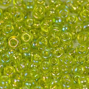 Бисер "Радуга", цвет шартрез прозрачный, 12/0 (уп 7 г)