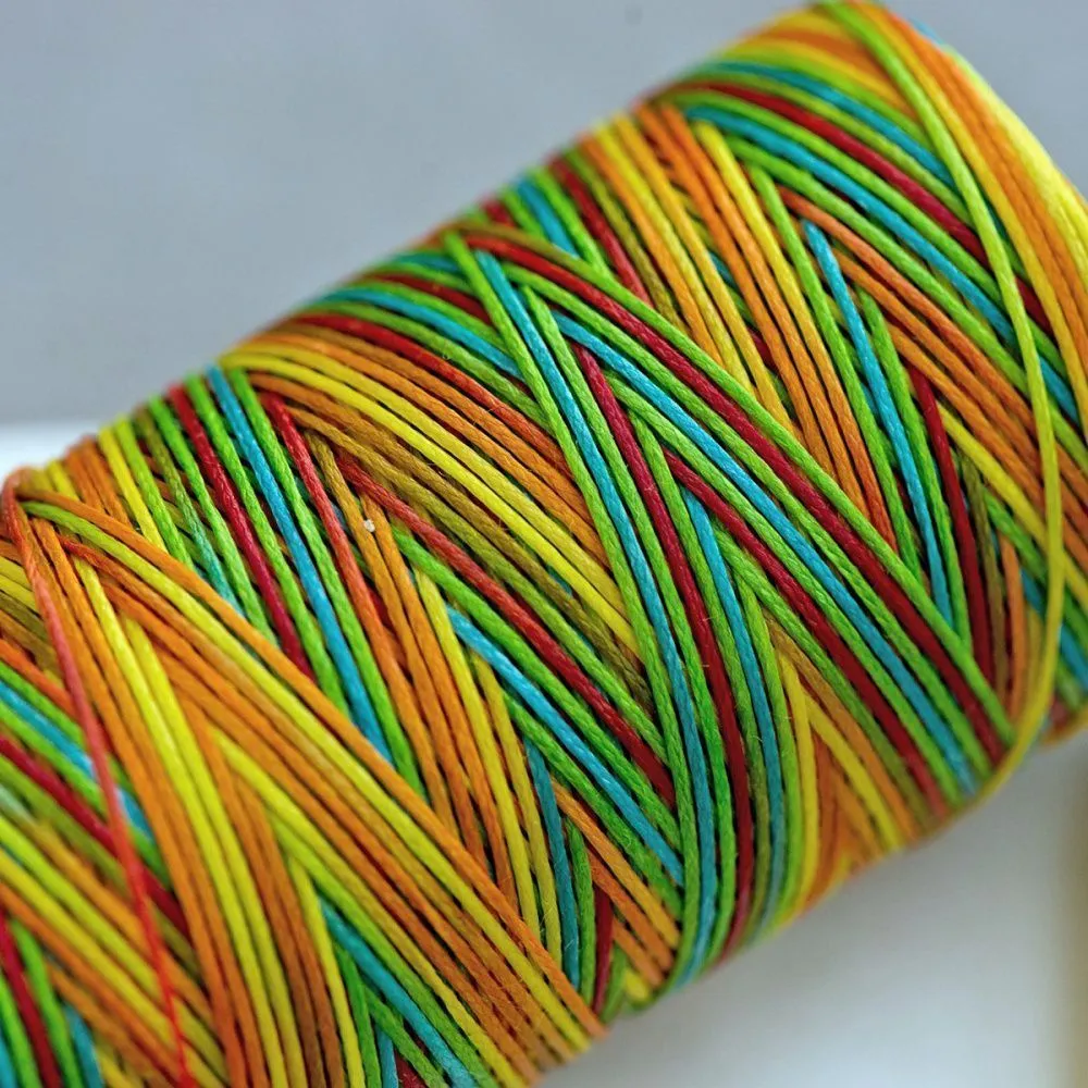 шнур вощеный, цвет мультиколор, 1х0.3 мм