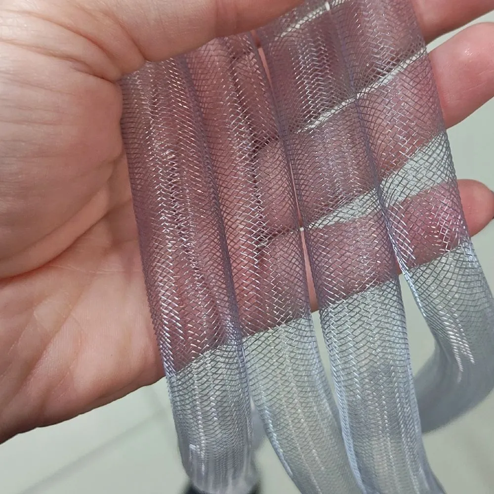 ювелирная сетка, пластик, цвет серый, диаметр 16 мм