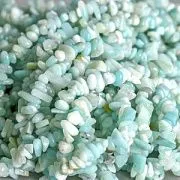 Бусина амазонит осколки, колорир., цвет зеленый (уп 20 г)