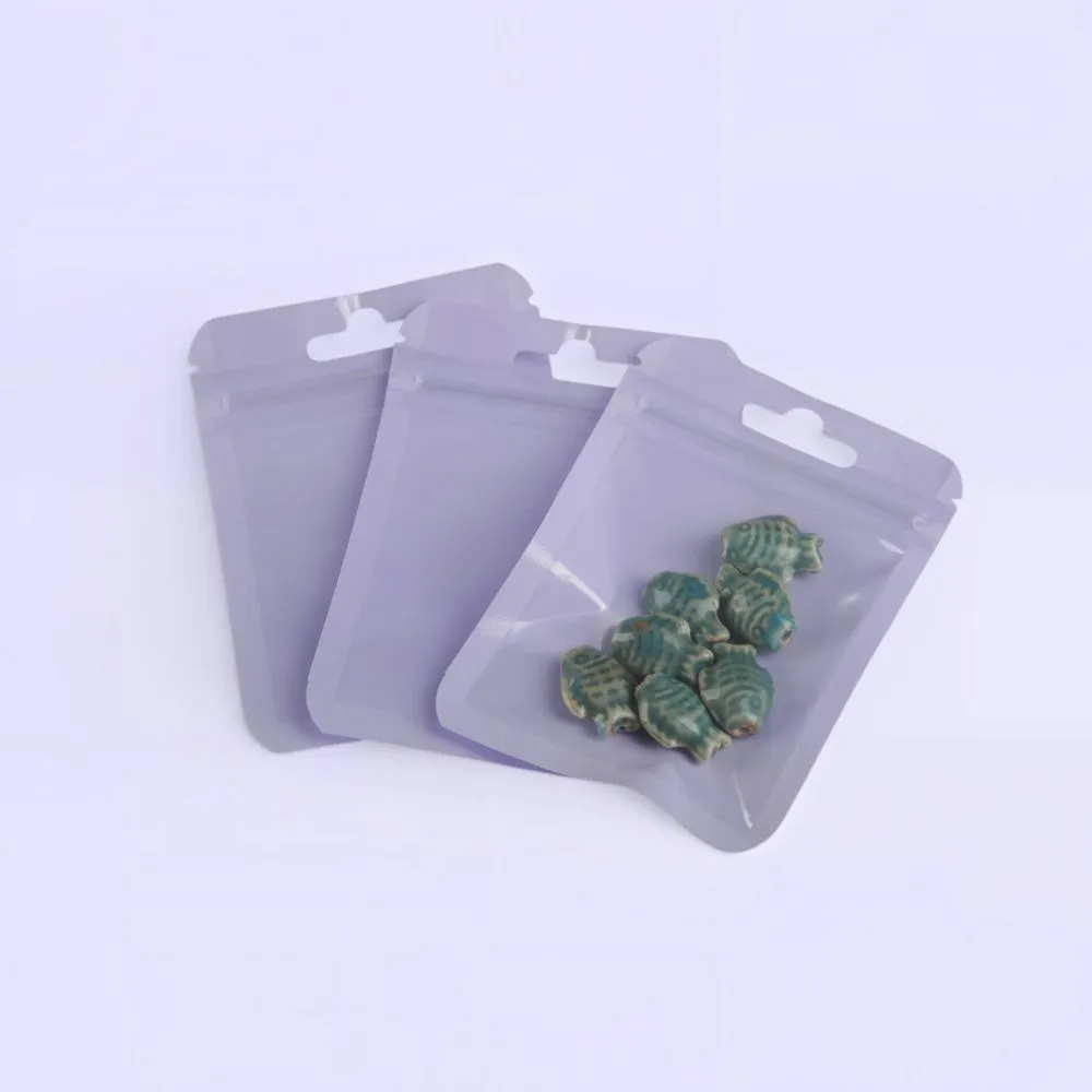 зип-пакет для упаковки, цвет сиреневый, 10x7 см