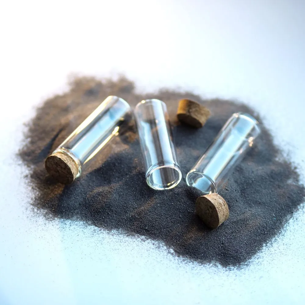 колба с крышкой, прозрачная, 80x30 мм