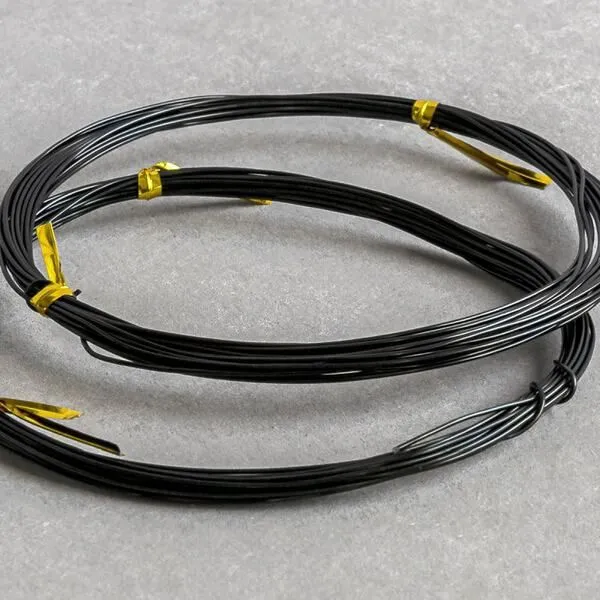 проволока алюминиевая, цвет черный, 0,8 мм, 5 м