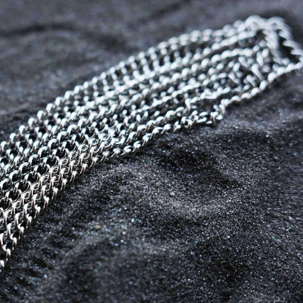 цепочка "ресто 304", цвет стальной, звено 4x3x2 мм