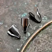 Зажим для шнура, 304 Stainless Steel, цвет стальной, 8x4x2 мм