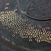 Колечко соединительное 4, 304 Stainless Steel, позолота, 4 мм (150 шт+/-10 шт)