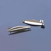 Пуссеты "Спайси", 304 Stainless Steel, цвет стальной, 39x9.5 мм