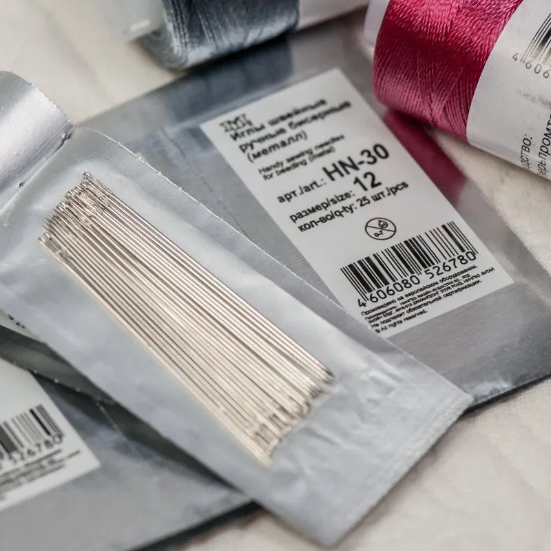 инструмент, иглы для бисера №12