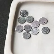Подвеска стальная, круглая, цвет стальной, 10x1 мм