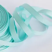 Лента репсовая, цвет светлый бирюзовый, ширина 10 мм