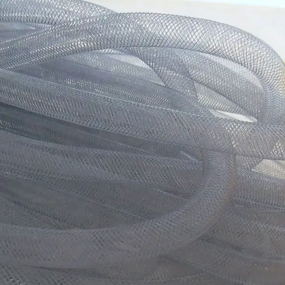 ювелирная сетка, пластик, цвет серый, диаметр 16 мм