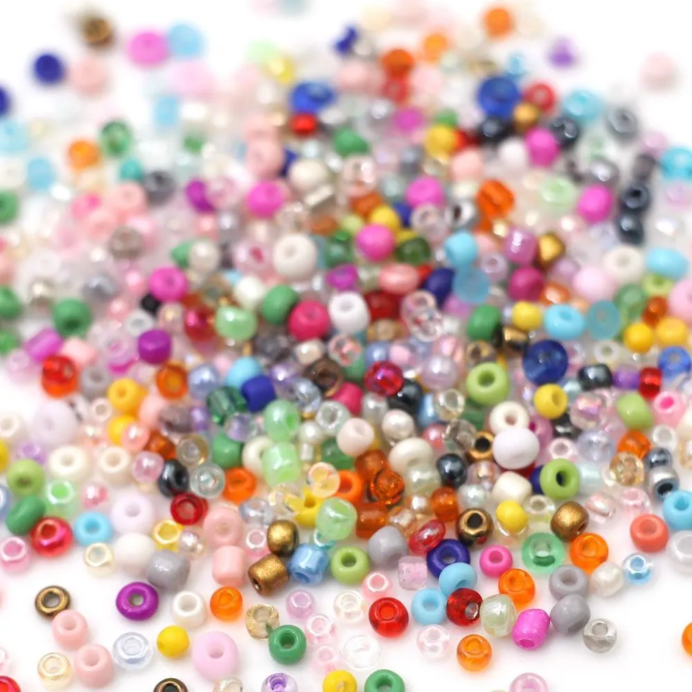 бисер "радуга", цветовой микс, 12/0 (уп 7 г)