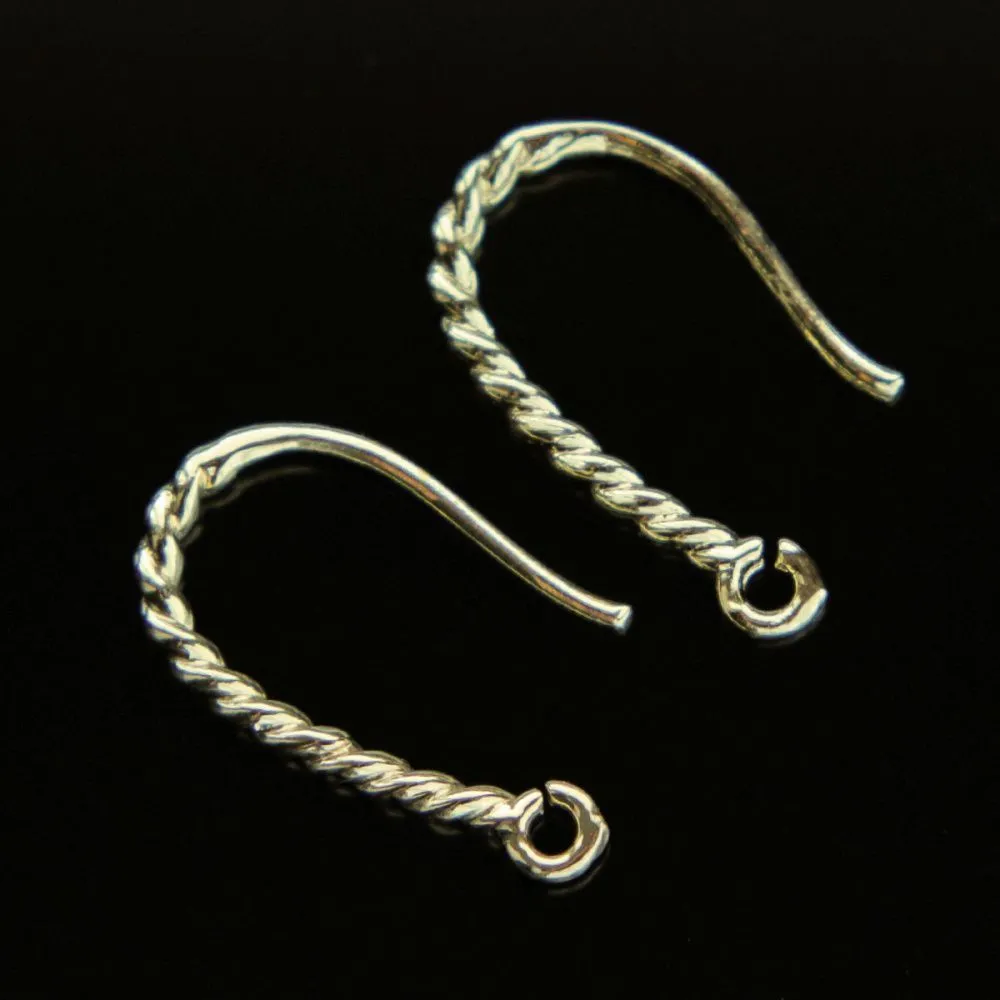 швензы "дениз", позолоченные, 17x9x1.4 мм 