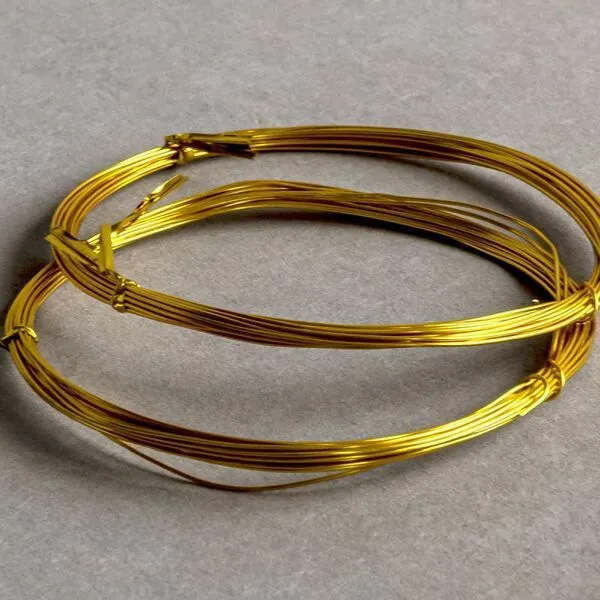 проволока алюминиевая, цвет золотой, 0,8 мм, 5 м