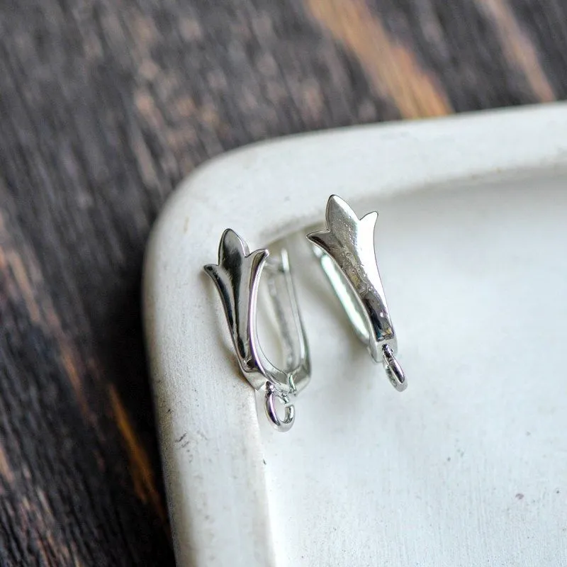 швензы "джилио", цвет платина, 19x11x7 мм