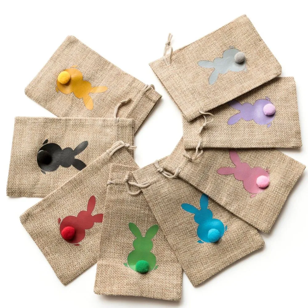 мешочек холщовый с принтом, цветовой микс, 150х100 мм