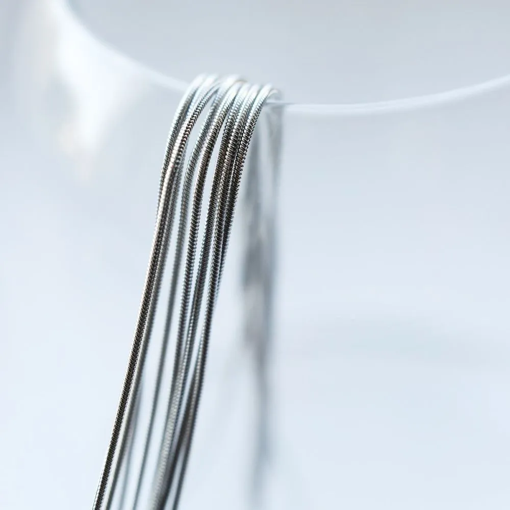 цепочка "снейк 304", цвет стальной, толщина 0.9 мм