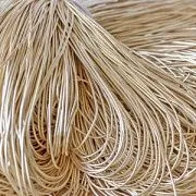 Канитель мягкая, цвет бледное золото, 1 мм