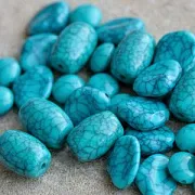 Микс акриловый разной формы "Бирюза", цветовой микс (уп 20 г)