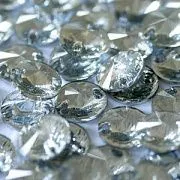 Стразы пришивные Rivoli, смола, прозрачный, 10 мм