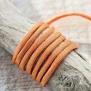 Шнур, полиэстер, паракорд, цвет оранжевый, 4-5 мм  