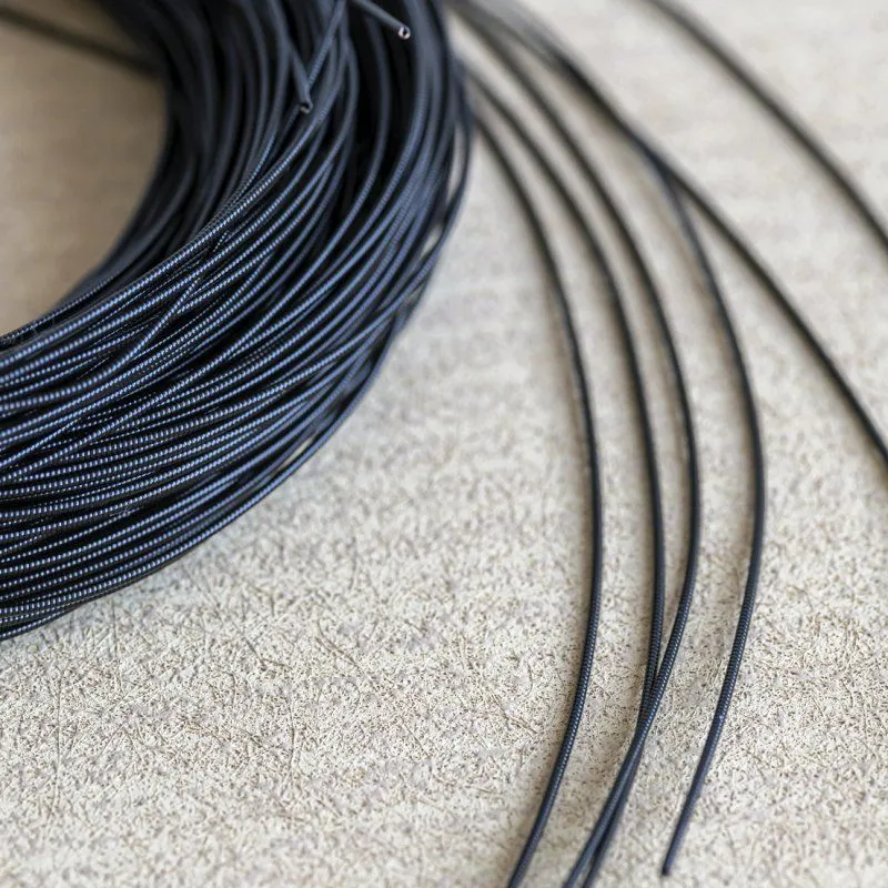 канитель жесткая, цвет черный, 1 мм