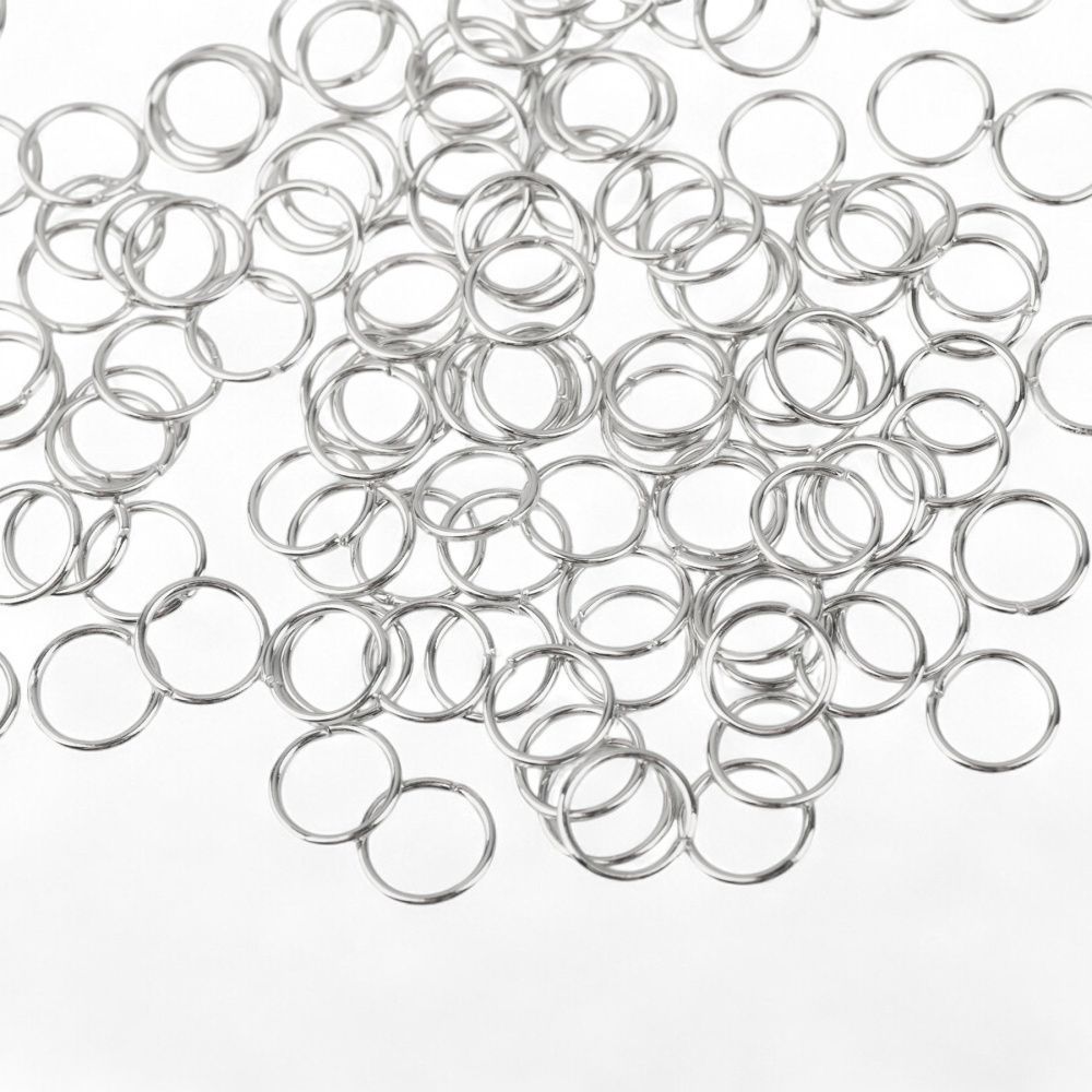 колечко соединительное 7, цвет платина, 7х0,7 мм